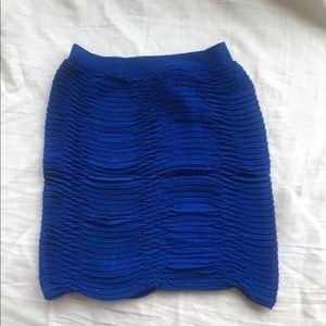 Nikibiki Royal Blue Ruched Stretch Mini Skirt – One Size